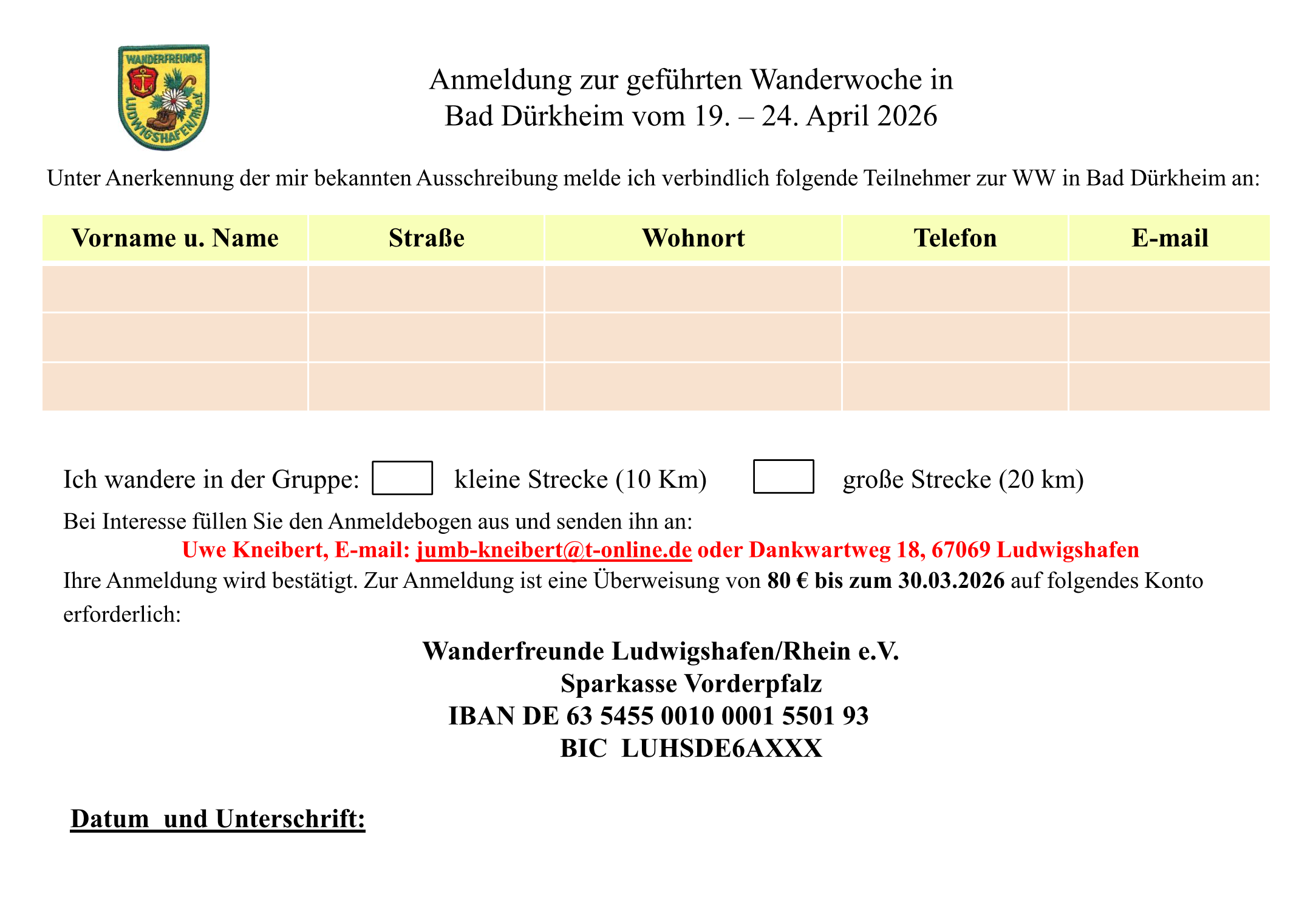 Wanderwoche 2026